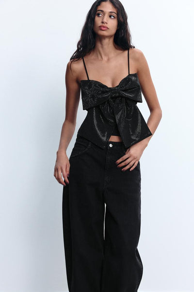 Portia – Elegant Bow Detail – Top