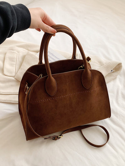 Margot – Luxurious Versatility – Suede Shoulder Bag