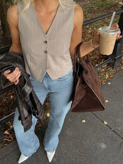 Margot – Luxurious Versatility – Suede Shoulder Bag