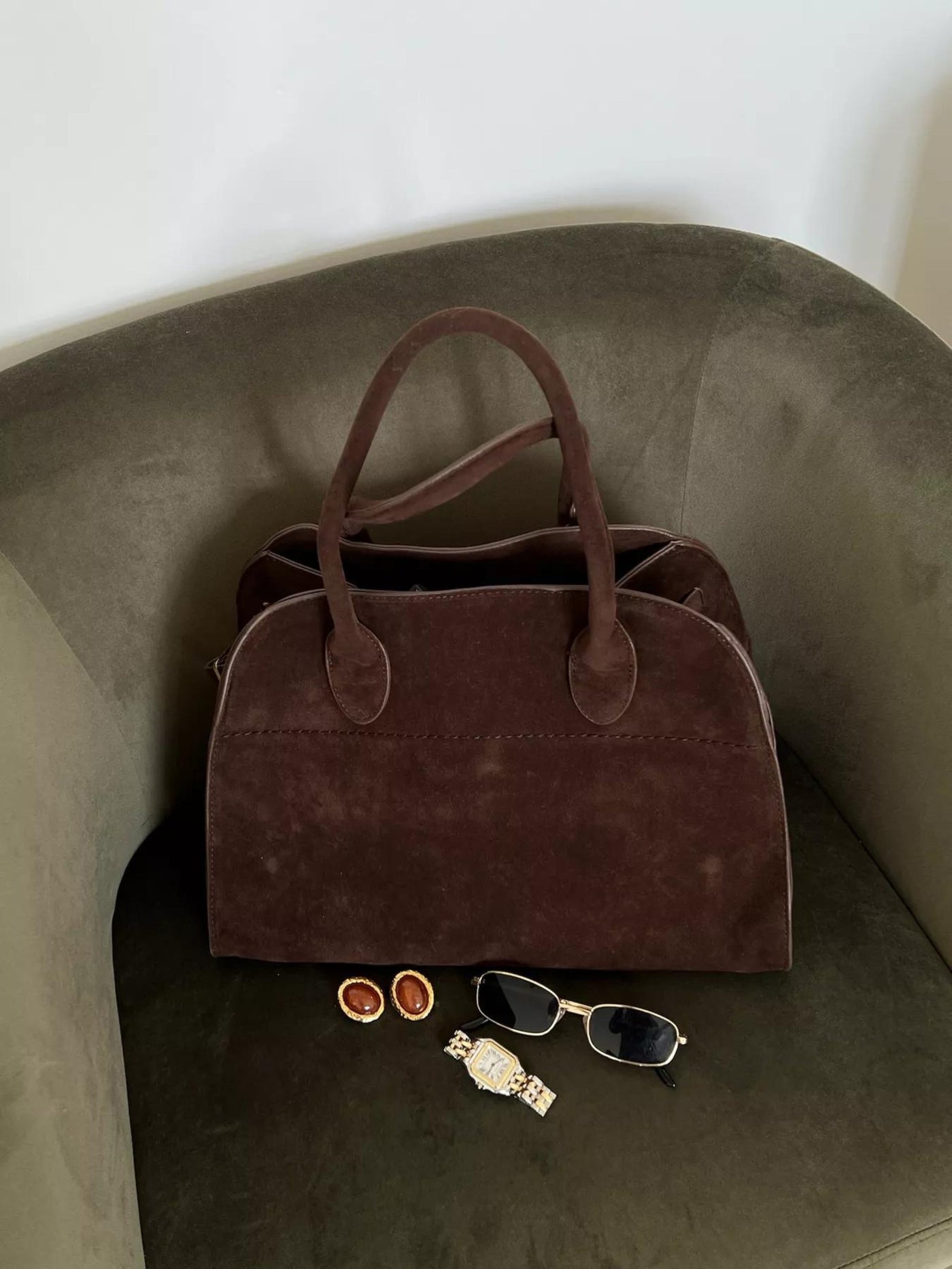 Margot – Luxurious Versatility – Suede Shoulder Bag