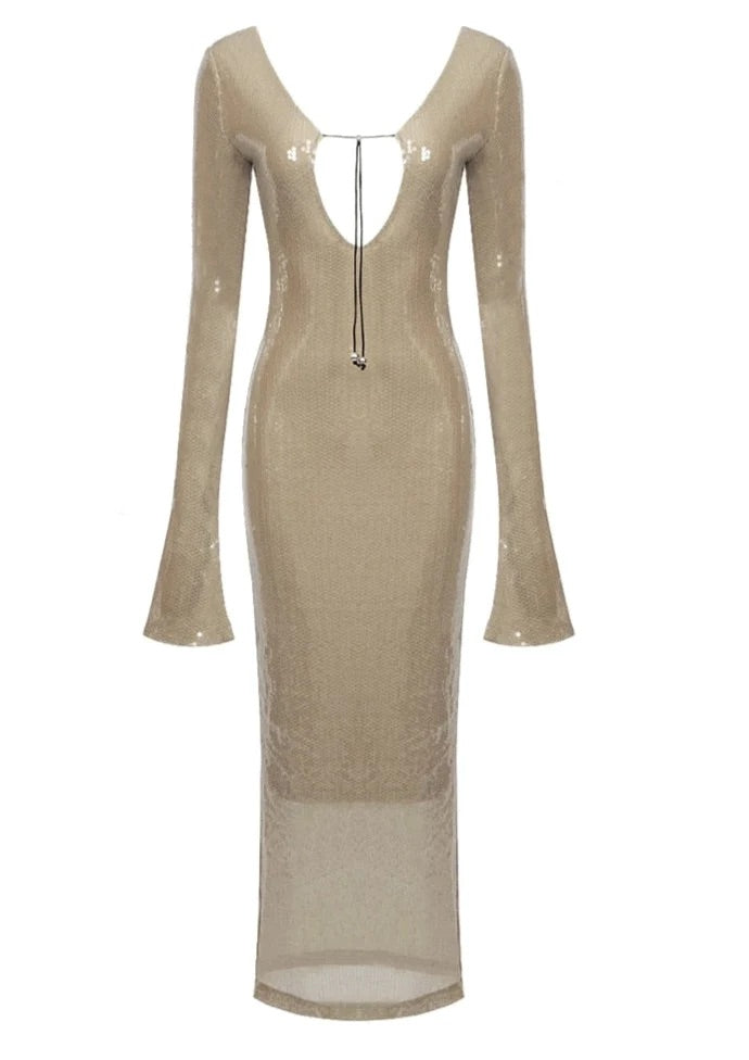 Harriet – Dazzling Sequin Elegance – Maxi Dress