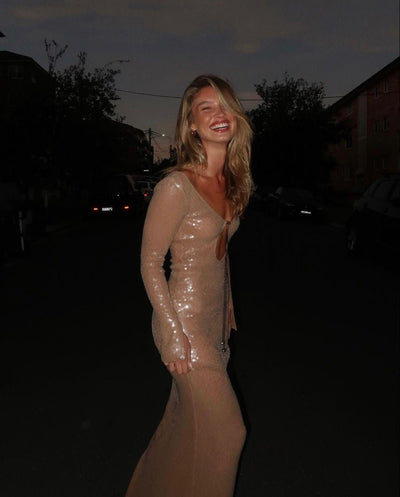 Harriet – Dazzling Sequin Elegance – Maxi Dress