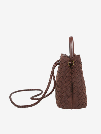 Arya – Elegant Woven Design – Suede Bag