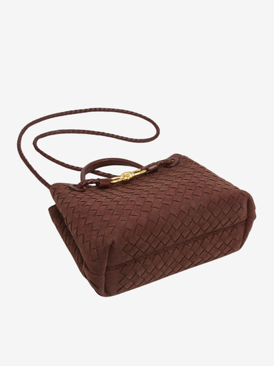 Arya – Elegant Woven Design – Suede Bag