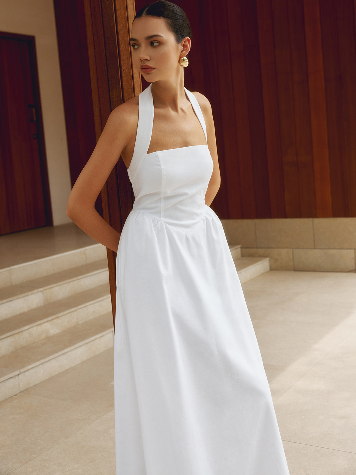Eleonora – Elegant Longline Silhouette – Maxi Dress