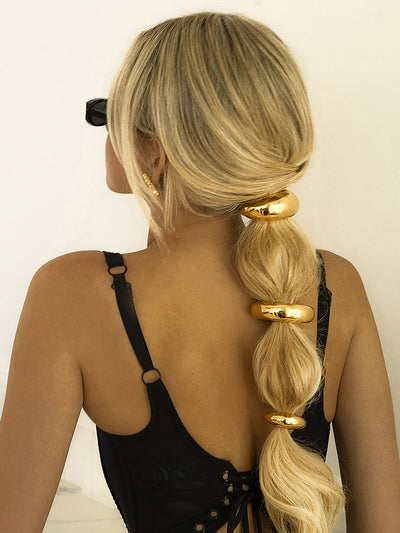 Olga – Luxe Golden Pony – Hair Tie