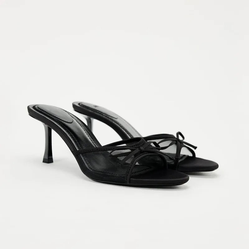 Celeste – Stunning Black Strappy – Heels