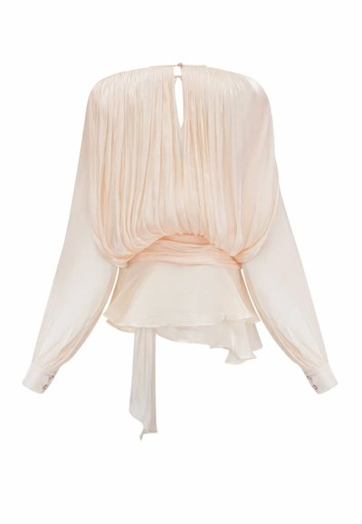 Leonora – Pleated Ruffled Elegance – Mini Dress