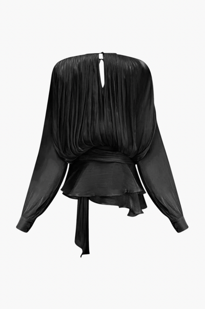 Leonora – Pleated Ruffled Elegance – Mini Dress