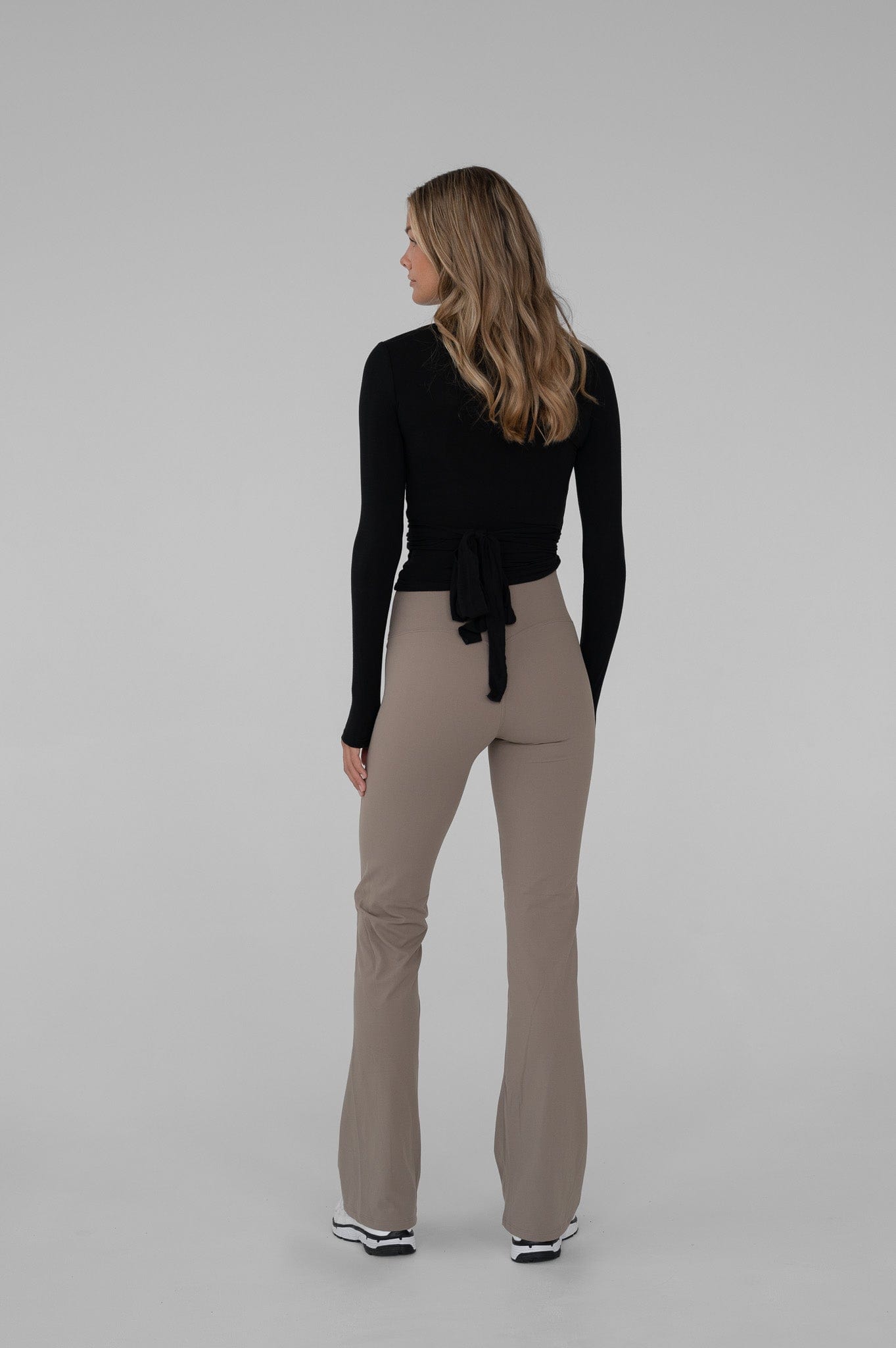 Tori – Elegant Wrap Design – Black Blouse