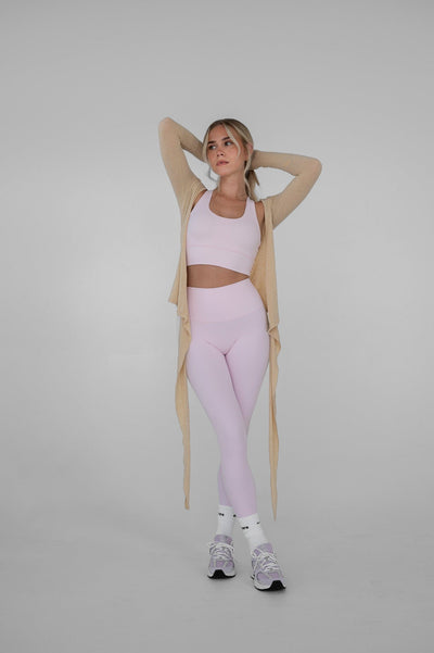 Felice – Elegant Wrap Design – Beige Blouse