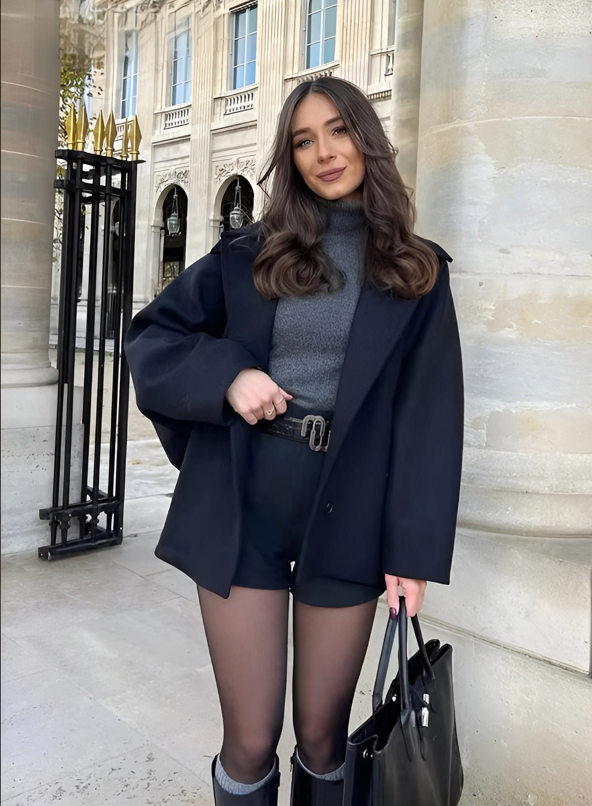 Liz – Oversized Wool Blend – Coat