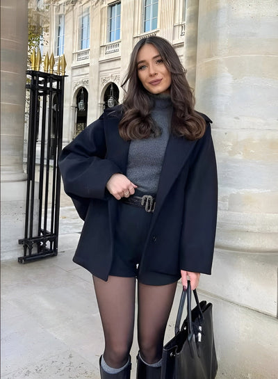 Liz – Oversized Wool Blend – Coat
