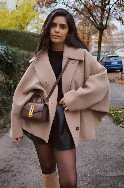 Liz – Oversized Wool Blend – Coat