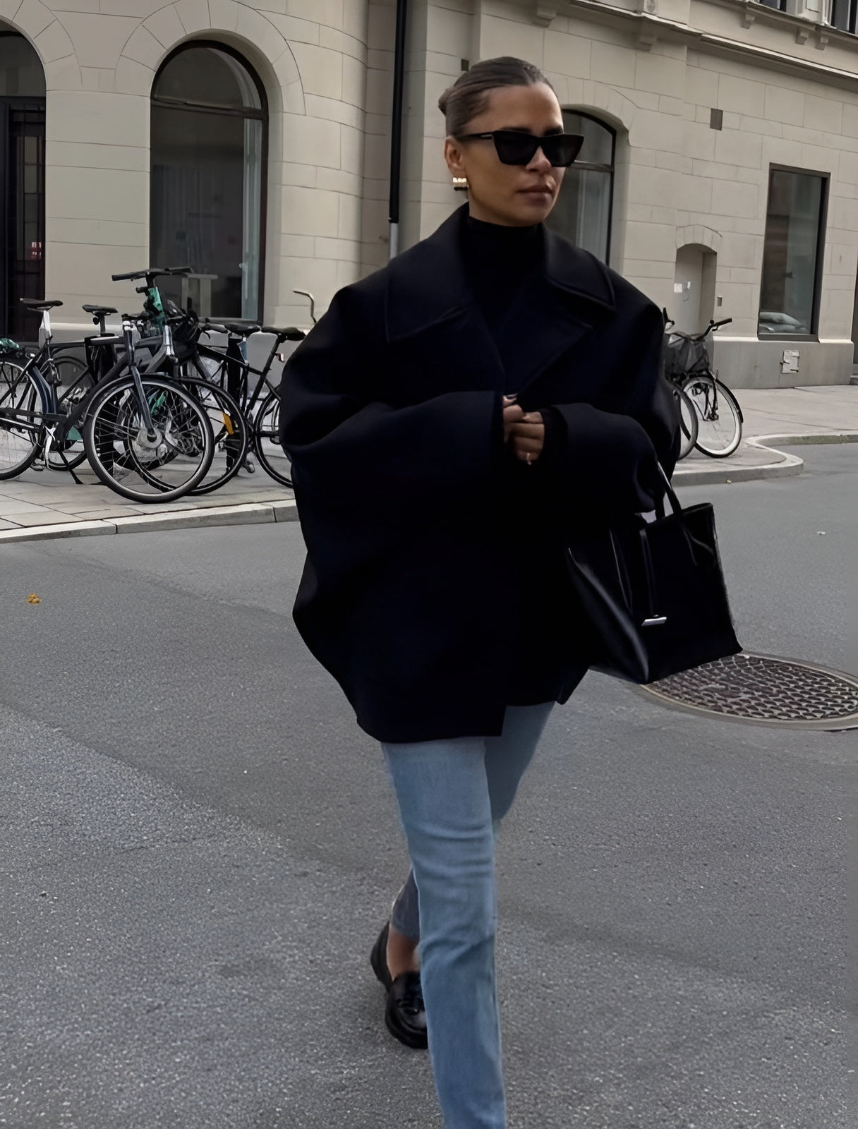 Liz – Oversized Wool Blend – Coat