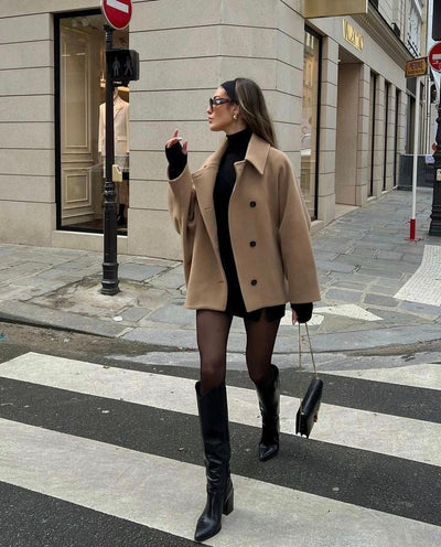 Liz – Oversized Wool Blend – Coat