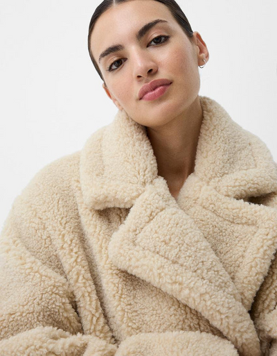 Maria – Cozy Teddy Trench – Coat