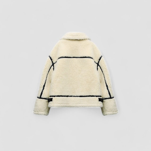Ela – Luxe Teddy Fabric – Coat
