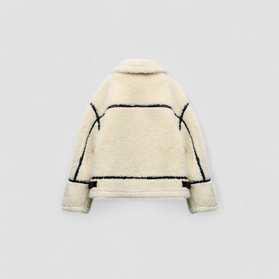 Ela – Luxe Teddy Fabric – Coat