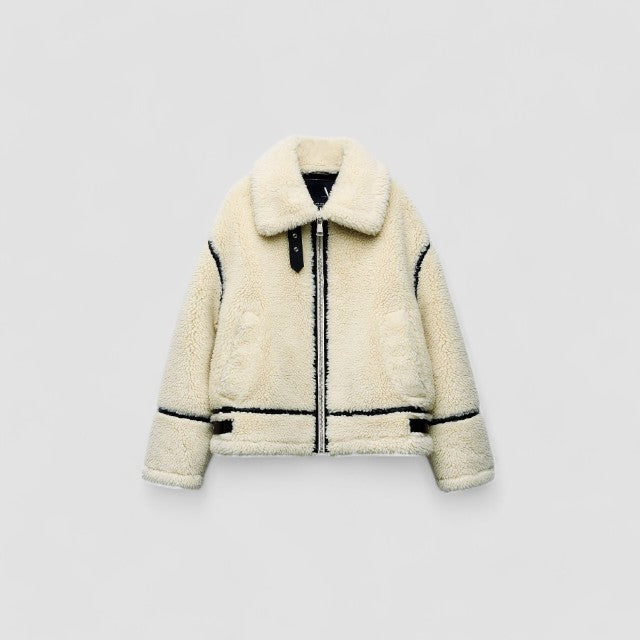 Ela – Luxe Teddy Fabric – Coat