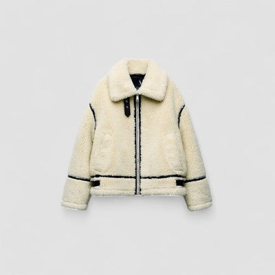 Ela – Luxe Teddy Fabric – Coat