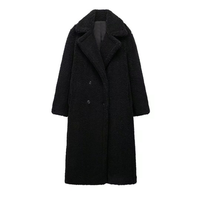 Maria – Cozy Teddy Trench – Coat