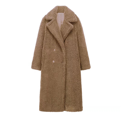 Maria – Cozy Teddy Trench – Coat