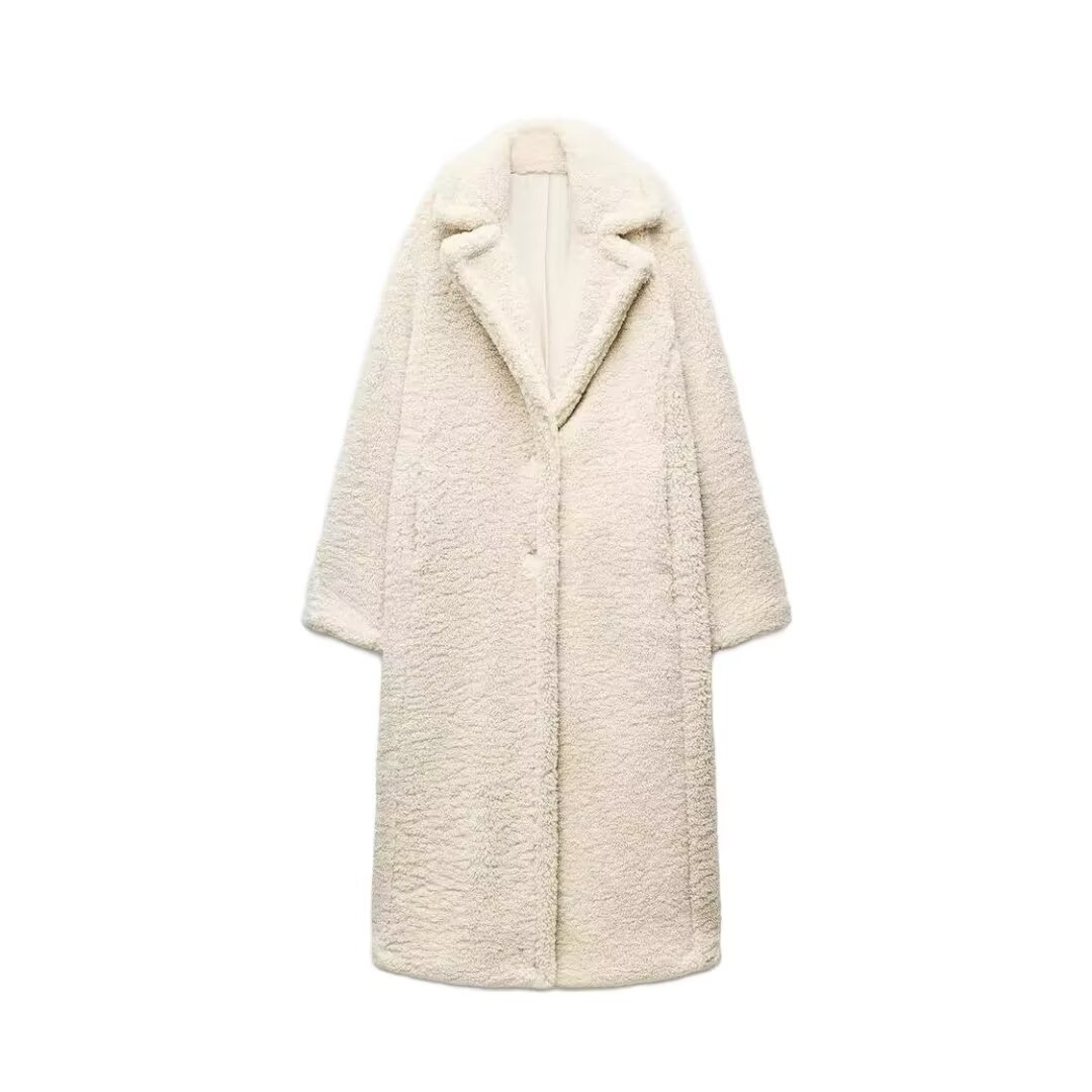 Maria – Cozy Teddy Trench – Coat