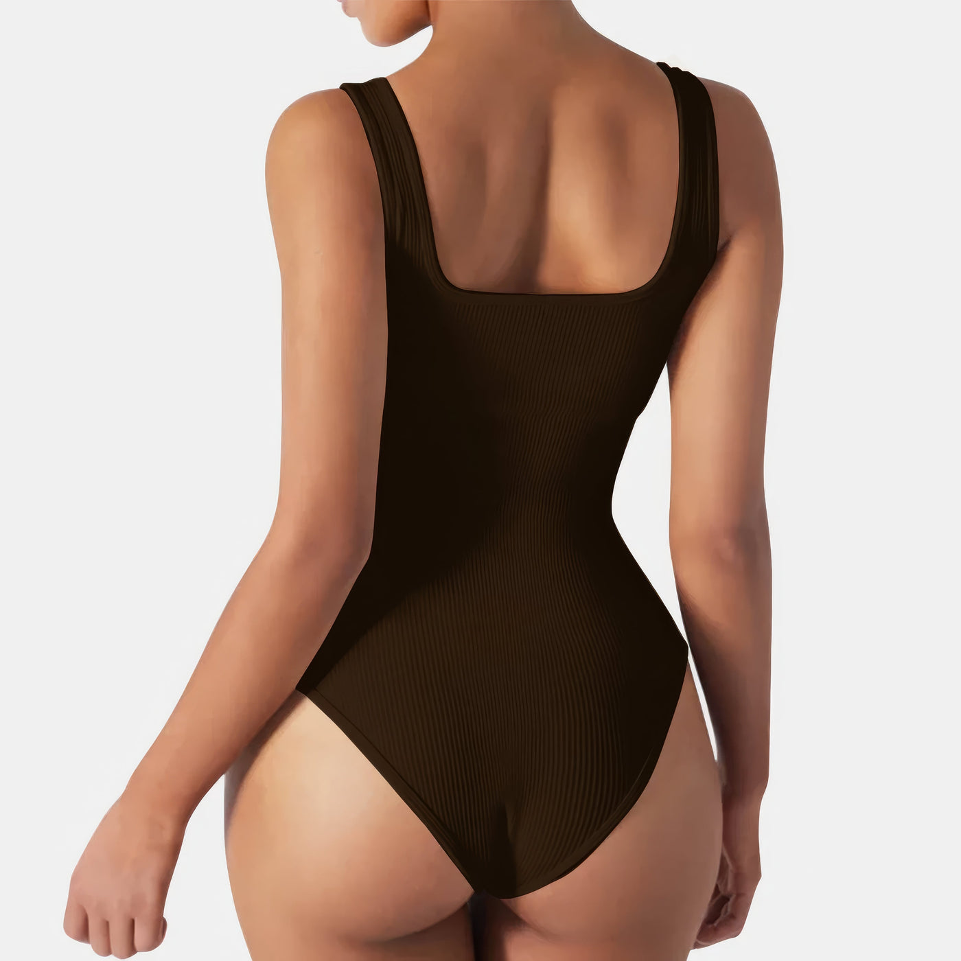 Ava – Sleek Ribbed Design – Bodysuit