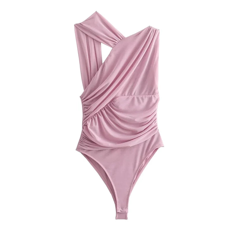 Zia – Bold Mesh Design – Bodysuit