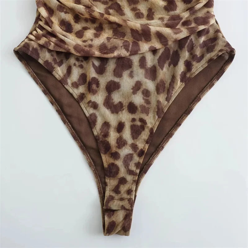 Zia – Bold Mesh Design – Bodysuit