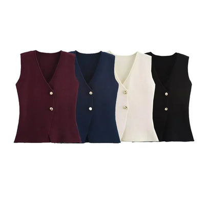 Rosa – Effortlessly Chic – Gilet Top