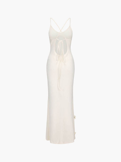 Jade – Sophisticated Floral Crochet – Maxi Dress