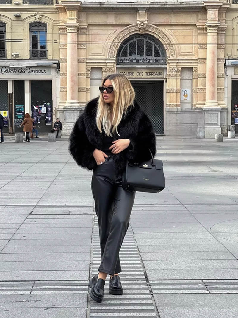 Ashley – Luxe Faux Fur – Coat