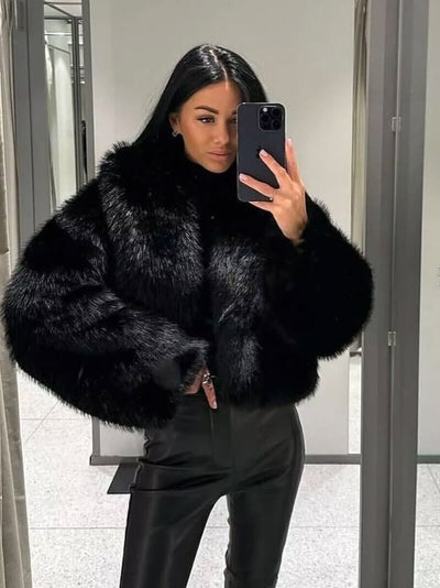 Ashley – Luxe Faux Fur – Coat