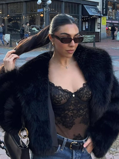 Ashley – Luxe Faux Fur – Coat