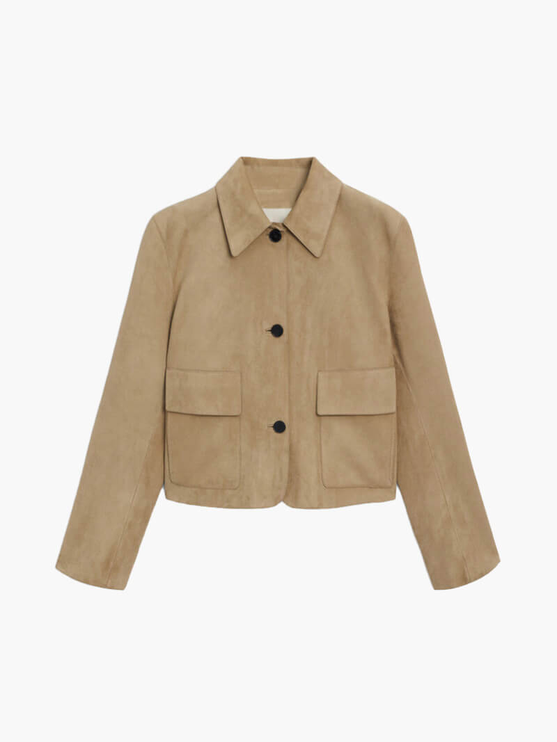 Elara – Luxe Faux Suede – Jacket