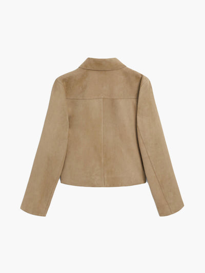 Elara – Luxe Faux Suede – Jacket