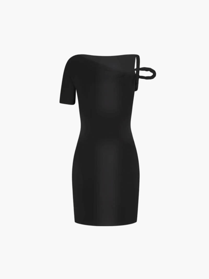 Khloe – Elegant Twisted Design – Mini Dress