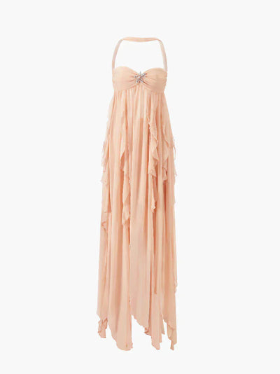 Zara – Flowing Ruffle Lace – Maxi Dress
