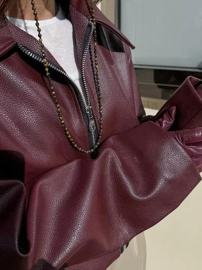Romy – Sleek Sophistication – Leather Jacket