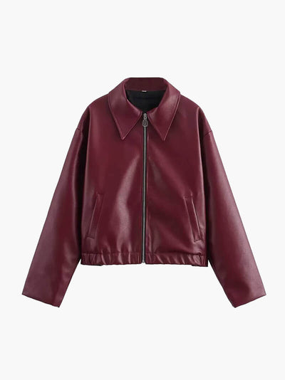 Romy – Sleek Sophistication – Leather Jacket