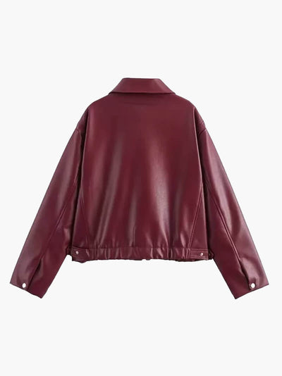 Romy – Sleek Sophistication – Leather Jacket