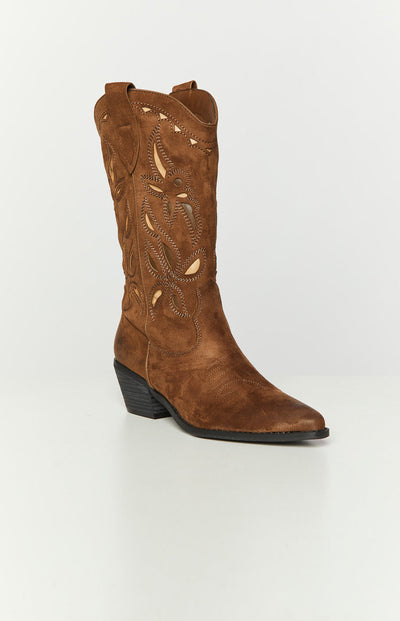 Selina – Embroidered Western – Cowboy Boots