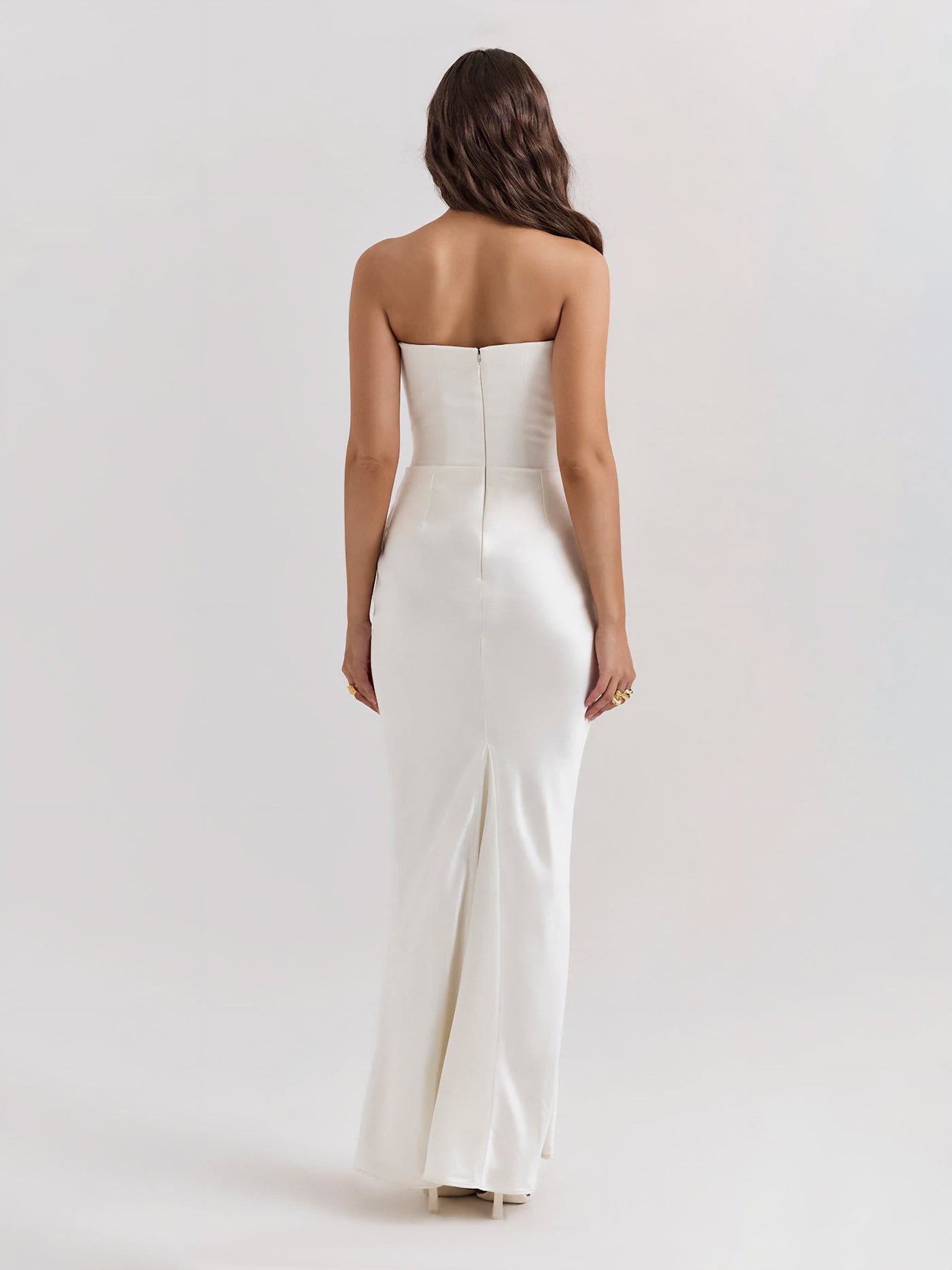 Alika – Elegant Drape Detail – Maxi Dress
