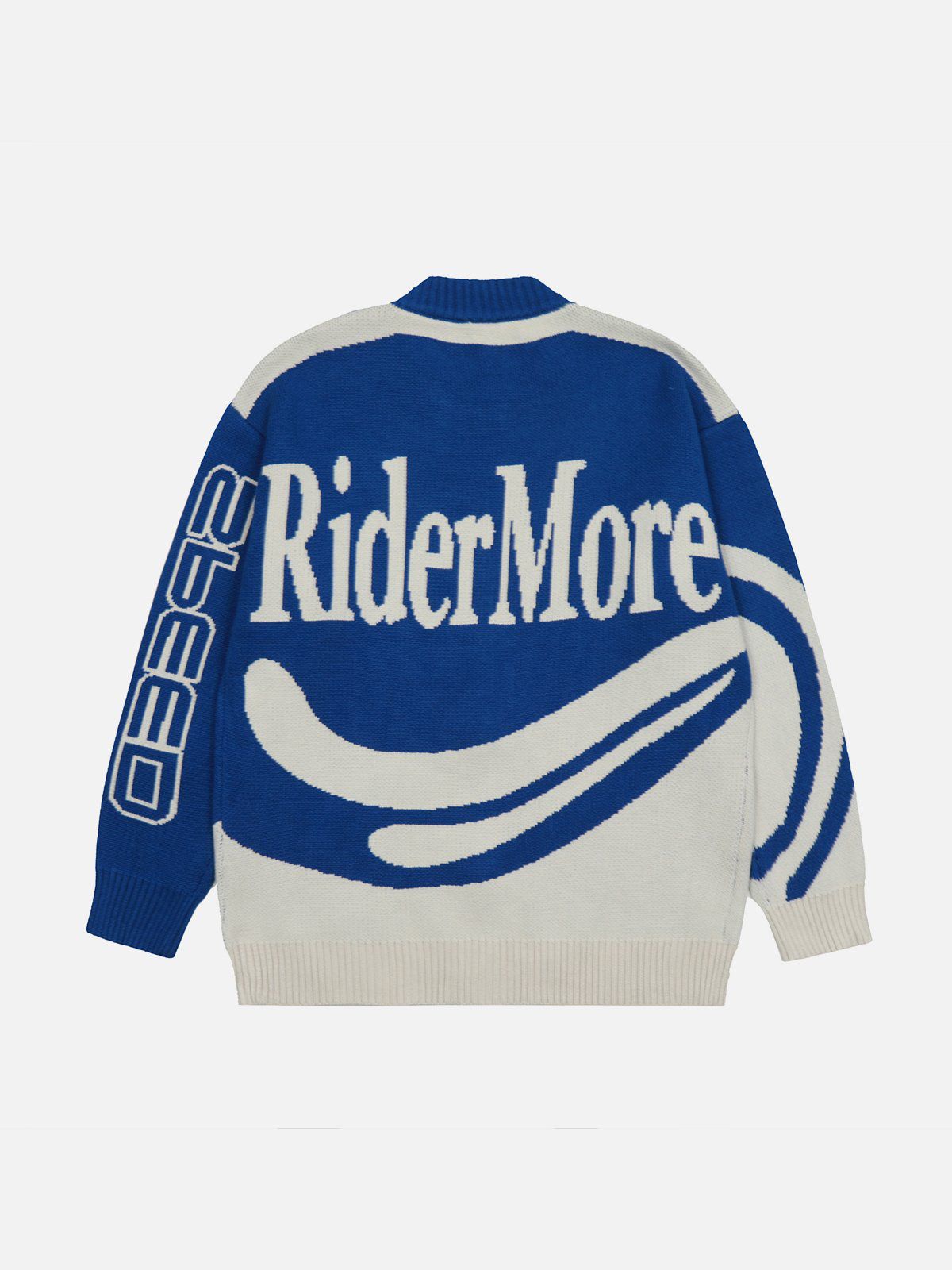 Leona – Bold Racing Print – Cardigan